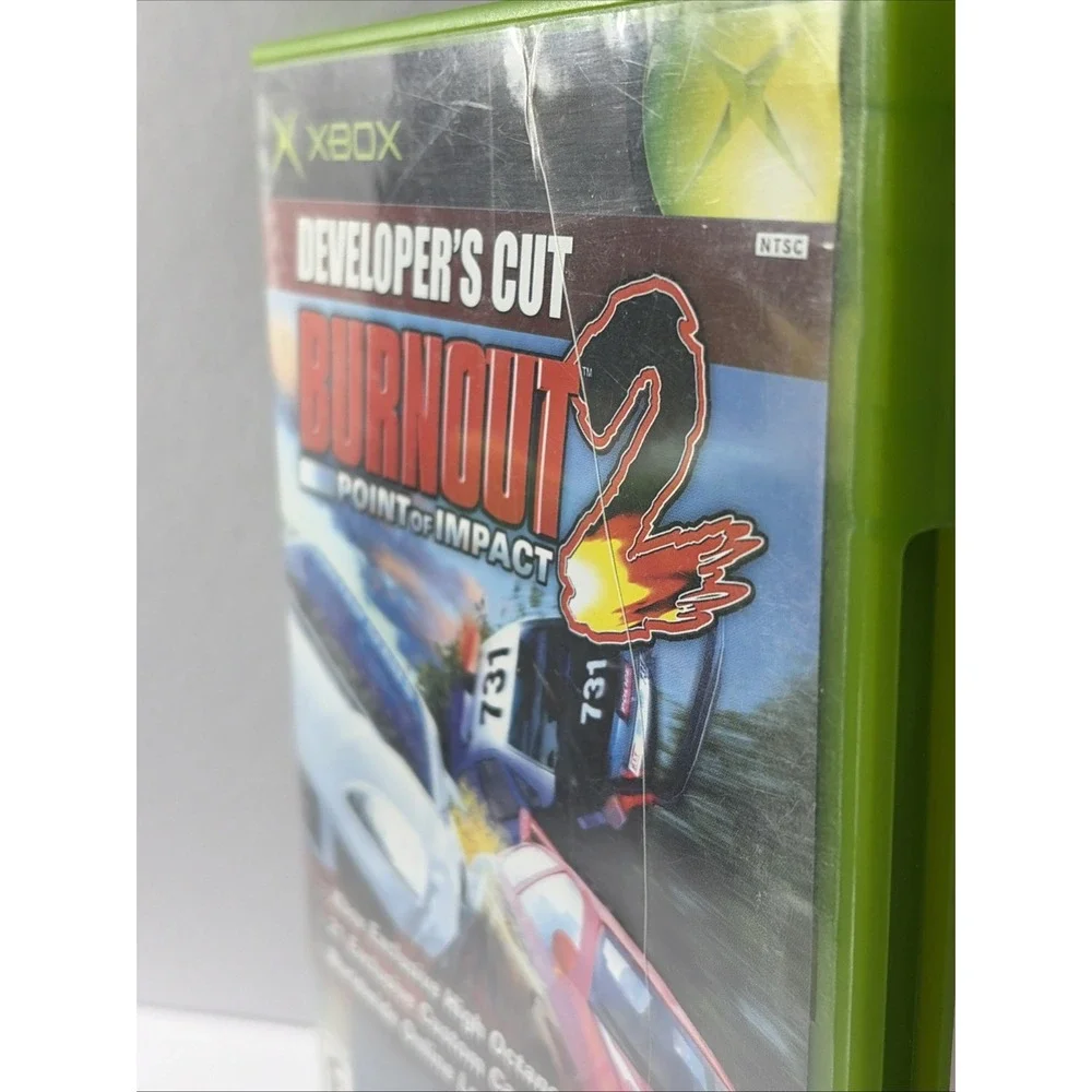 Burnout 2 Point of Impact Developers Cut Microsoft Xbox 2003 CIB Acclaim Racing